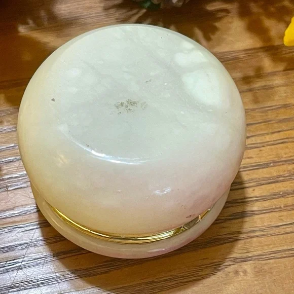 Vintage 1990s Alabaster Trinket Box - Roma - Colosseo - Picture 5 of 6